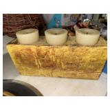 Sugar mold candle holder