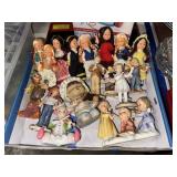 Vintage miniature dolls and figurines