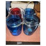 Fruit jar tea lights