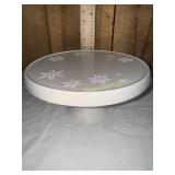 Christmas snowflake cake stand