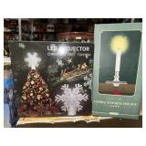 Restoration hardware stocking holder lamp and LED