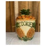 Vintage pineapple cookie jar