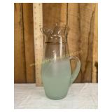 MCM green frosted BLENDO pitcher