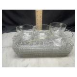Vintage snack set for 4