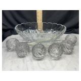Harvest grape centerpiece bowl and candle votive