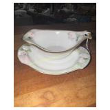 Hand painted RS Germany gravy boat
