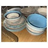 Temp-tations old world light blue bowls and