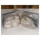 2 bags of crochet doilies And more