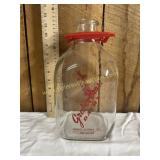 Gallon milk bottle