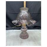 Vintage Fenton style cabbage rose ruffle fairy