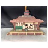 Party-lite whistle stop train station tea light