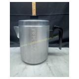 Vintage kitchen aluminum grease pitcher canister