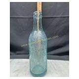 Early antique aqua bottle from Tupelo Miss