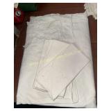 Vintage embroidery lace tablecloth and napkin set