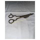 Vintage brass candle wick trimmer/ snuffer