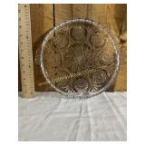 Crustal cake plate