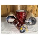 4 cans of sewing items