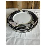 Mikasa charisma black china 6pcs