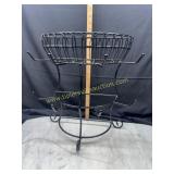 Mikasa metal mug tree with basket storage perfect