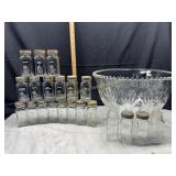 Collection of vintage Griffiths crystal foods