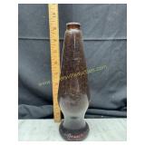 Vintage 1960s amber Michelob teardrop beer bottle