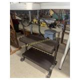 Tiered metal stand