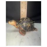 Vintage ceramic bisque turtle