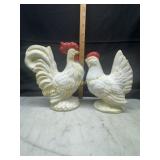 Ceramic chickens