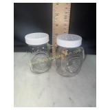 Golden harvest fruit jar shaker set