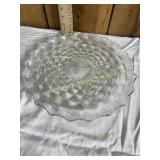Fostoria American footed cake plate