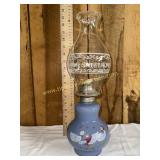Vintage 1980 whimsical goose oil lamp country