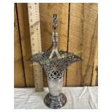 Antique knickerbocker silver plate brides basket
