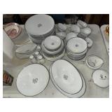 60pcs Noritake Bessie pattern China