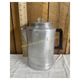 Vintage comet aluminum percolator