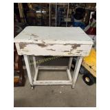 Small chippy paint table
