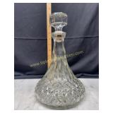 Pressed glass shipï¿½s decanter
