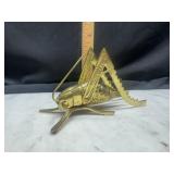 Brass fireplace lucky cricket
