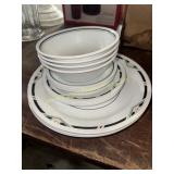 Corelle zenith pattern dishes