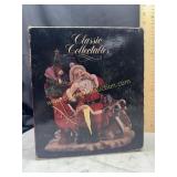Santa clause and sleigh Christmas decor