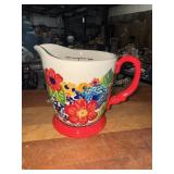 Pioneer woman dazzling Dahlias measuring pitcher