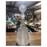 Cut glass decanter
