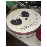 Jack skellington painted cheese box