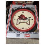 Arkansas razorbacks wall clock