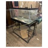Large aquarium on stand