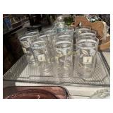 11 Pfaltzgraff flower garden tumblers