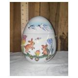 Hutschenreuther porcelain Easter egg biscuit jar