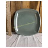 Royal Haeger new modern square green platter
