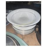 China salad plates and serving bowl