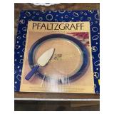 Pfaltzgraff cake plate and matching server in box