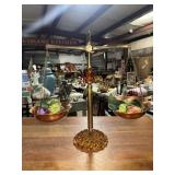 Vintage copper, brass and amber decorative scales